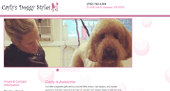Desktop Screenshot of caylysdoggystyles.com